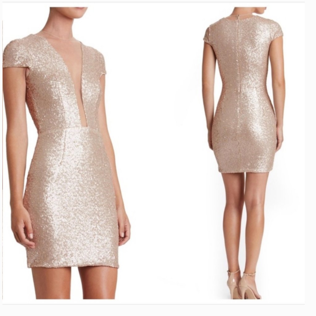Dress The Population Kylie Sequin Mini Dress